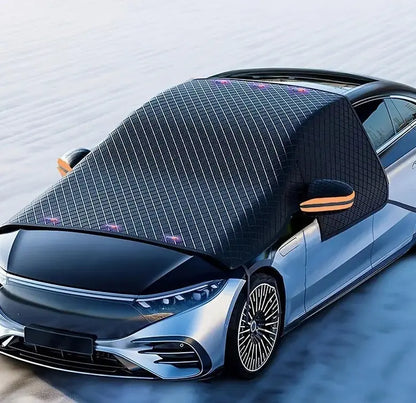 🛡️❄️Sun, Snow & Frost Protector for Cars🚗 Magnetic Windshield Cover – Suitable For SUVs & Trucks