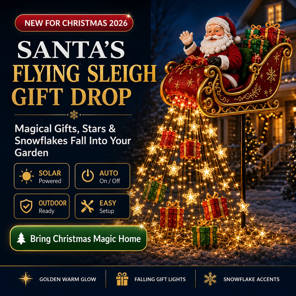 🛷 Santa Sleigh (Free shipping)