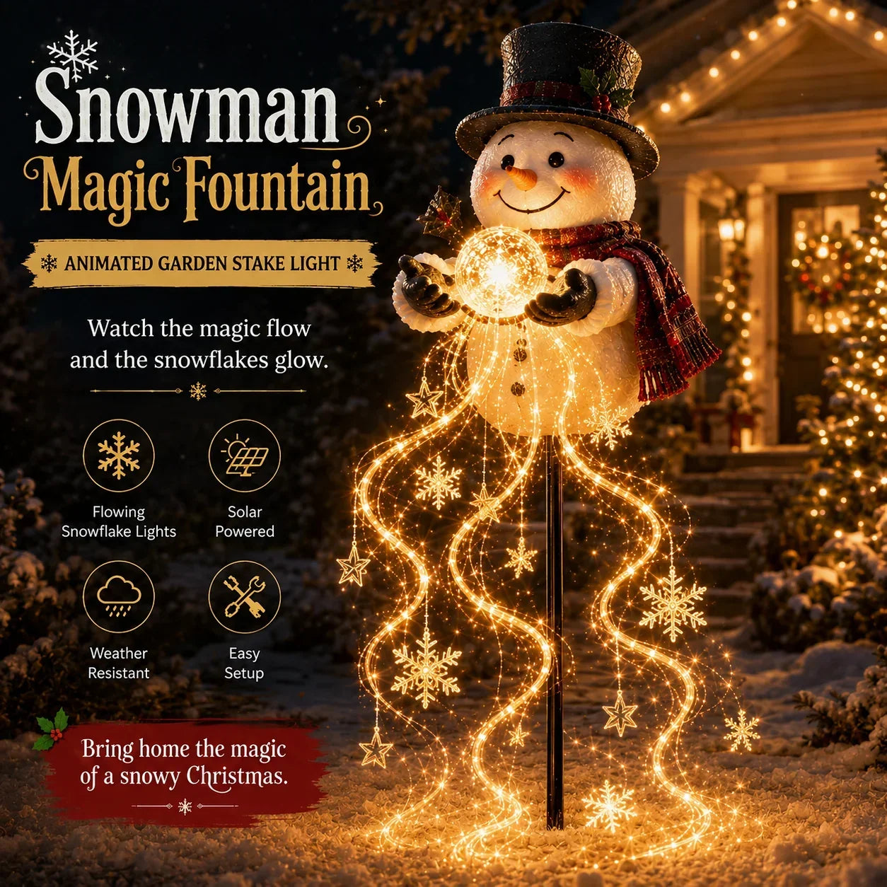 ☃️ Snowman (Free shipping)