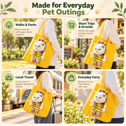 🔥2026 Best-Selling ✨Portable Pet Tote Carrier Bag🐱