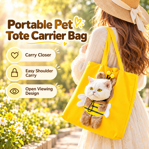 🔥2026 Best-Selling ✨Portable Pet Tote Carrier Bag🐱