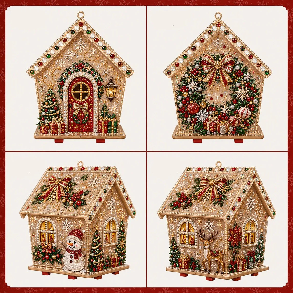 🎁💎 DIY Christmas Pearl Art — Festive Holiday Craft Collection