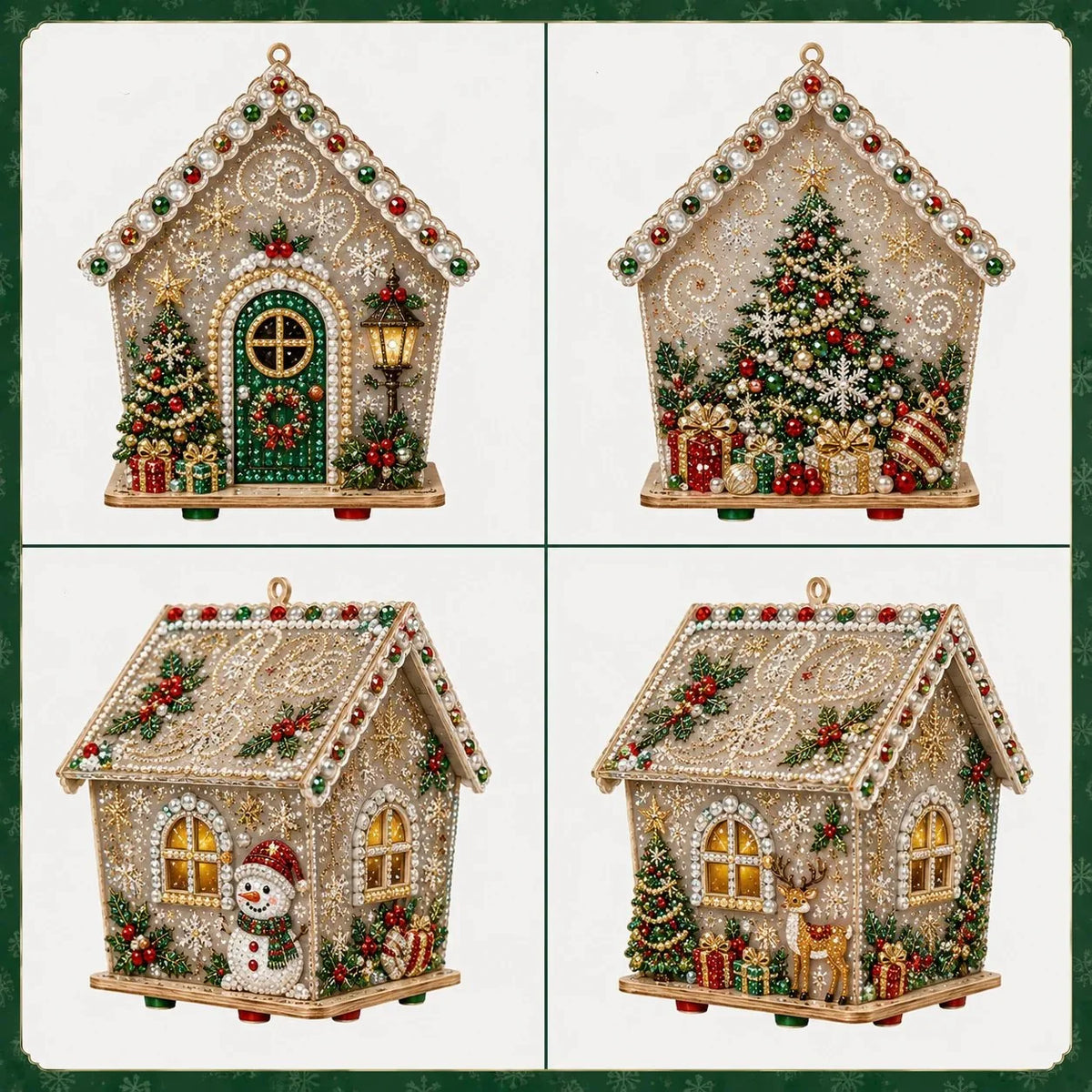 🎁💎 DIY Christmas Pearl Art — Festive Holiday Craft Collection