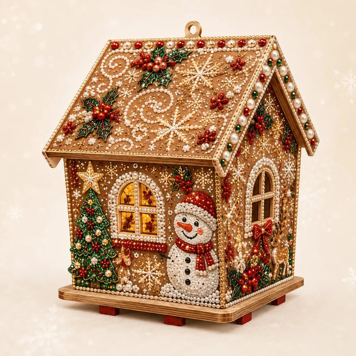 🎁💎 DIY Christmas Pearl Art — Festive Holiday Craft Collection