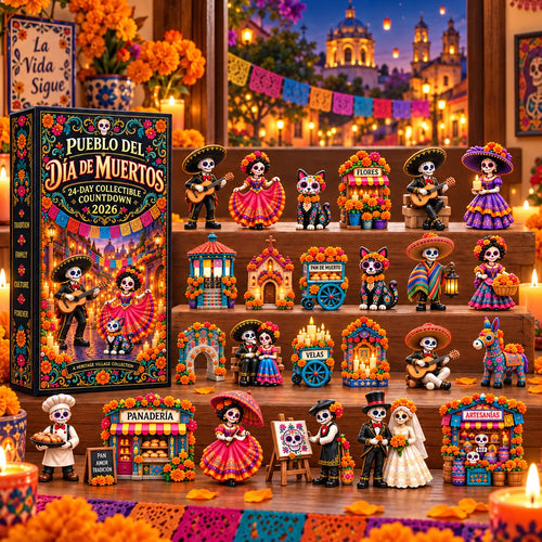 🔥DAY OF THE DEAD KICKOFF 49% OFF - 💀Day of the Dead Village Advent Calendar 2026🎁