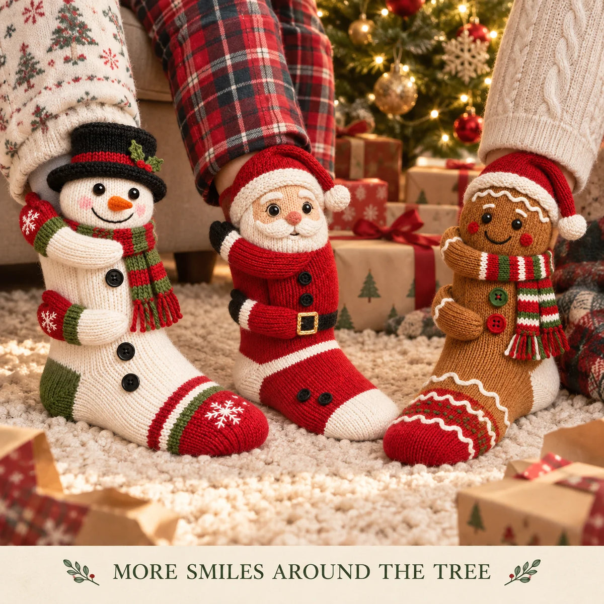 🎅🧦 Funny 3D Christmas Socks — Festive Style & Cozy Comfort
