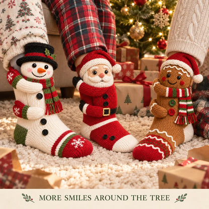 🎅🧦 Funny 3D Christmas Socks — Festive Style & Cozy Comfort