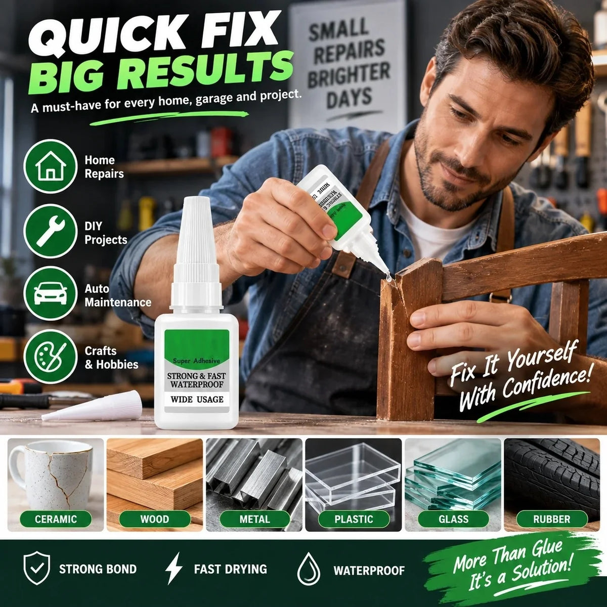 4PCS Fast-Setting Super Glue 💪✨