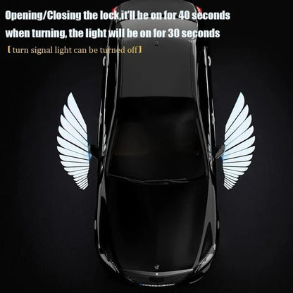 LED Light Car Angel Wings