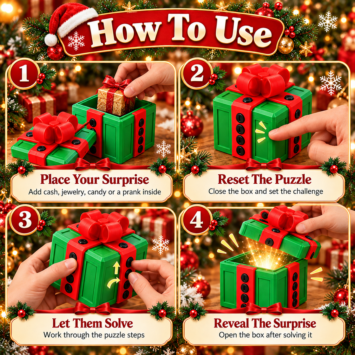 🎁 3D Christmas Prank Gift Box – The Holiday Surprise Everyone Will Remember