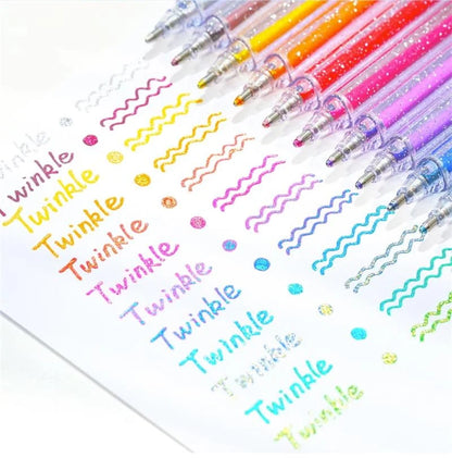 💥 Last Day! Special Sale 🎁Glitter Gel Pen Set – Smooth Writing 🎨