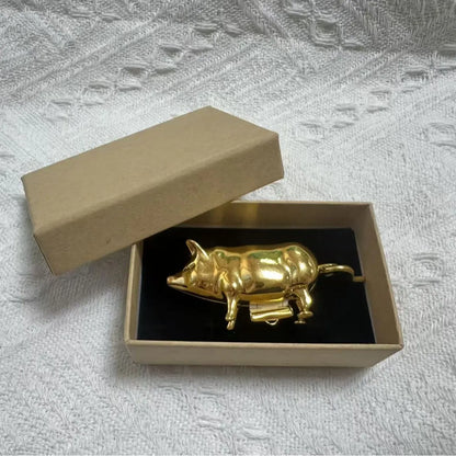 📏Antique-Inspired Pig Mini Tape Measure