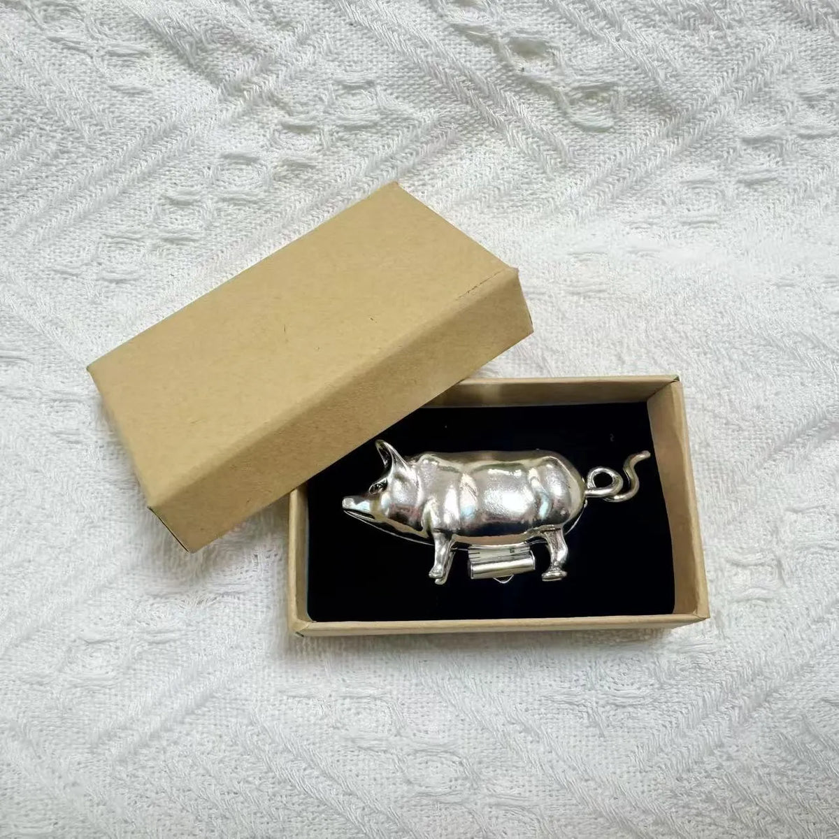 📏Antique-Inspired Pig Mini Tape Measure