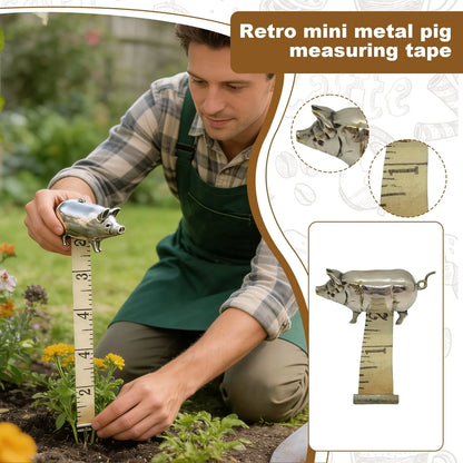 📏Antique-Inspired Pig Mini Tape Measure