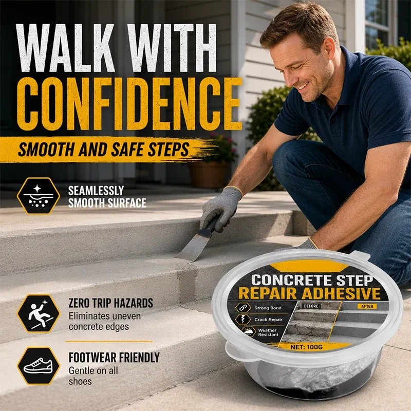 🥳2026 HOT SALE🥳💞50K+ SOLD!🧰🛠️ Concrete Step Repair Adhesive
