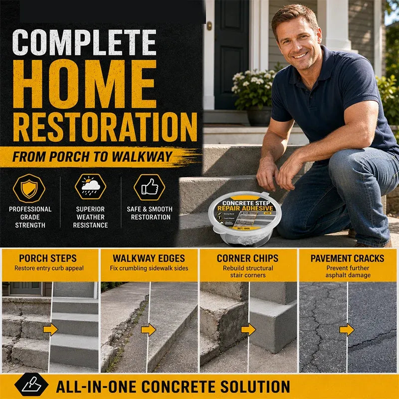 🥳2026 HOT SALE🥳💞50K+ SOLD!🧰🛠️ Concrete Step Repair Adhesive
