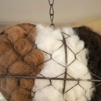 2026 HOT SALE 49%OFF🕊️Handmade Alpaca Fiber Bird Nesting Heart 💕
