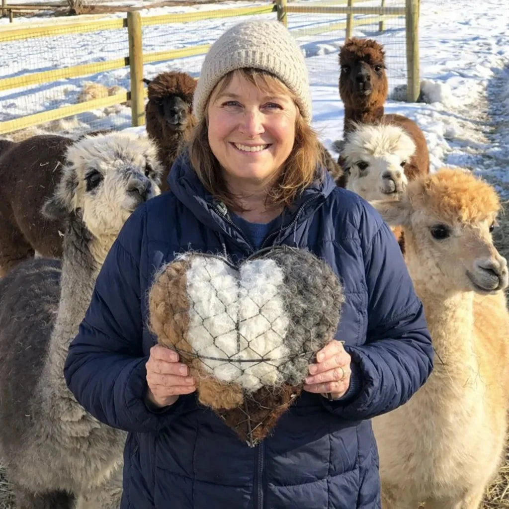 2026 HOT SALE 49%OFF🕊️Handmade Alpaca Fiber Bird Nesting Heart 💕