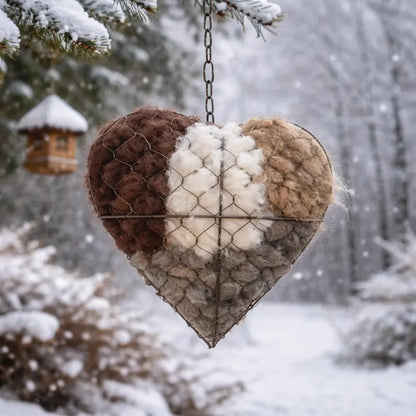 2026 HOT SALE 49%OFF🕊️Handmade Alpaca Fiber Bird Nesting Heart 💕