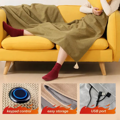 ❄️ LAST CHANCE 50% OFF Heated Wearable Blanket – Stay Warm at Your Desk Without Bulky Layers