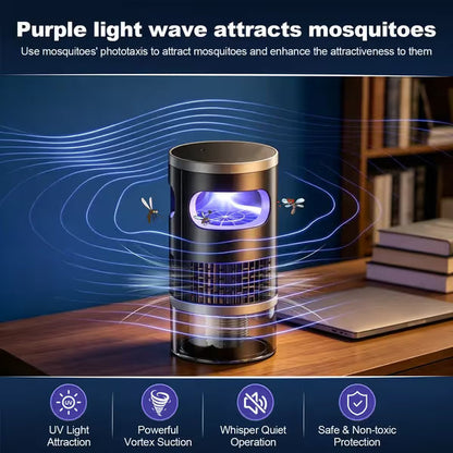 🔥 Hot Sale🦟 Indoor Flying Insect Trap — Quiet Light & Suction Bug Catcher