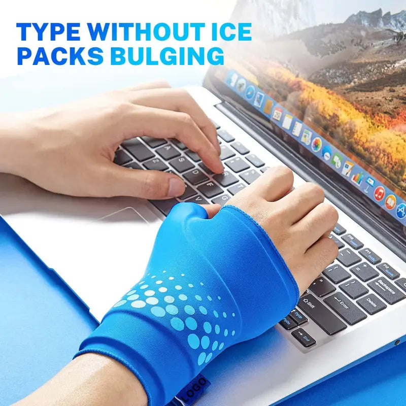 💯💯 50% OFF !!! ⏰ Thumb & Wrist Ice Pack Wrap - Thickened Ice Gel Pad for Pain Relief & Support