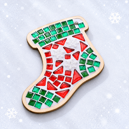 Christmas Diy Mosaic Coaster Kit