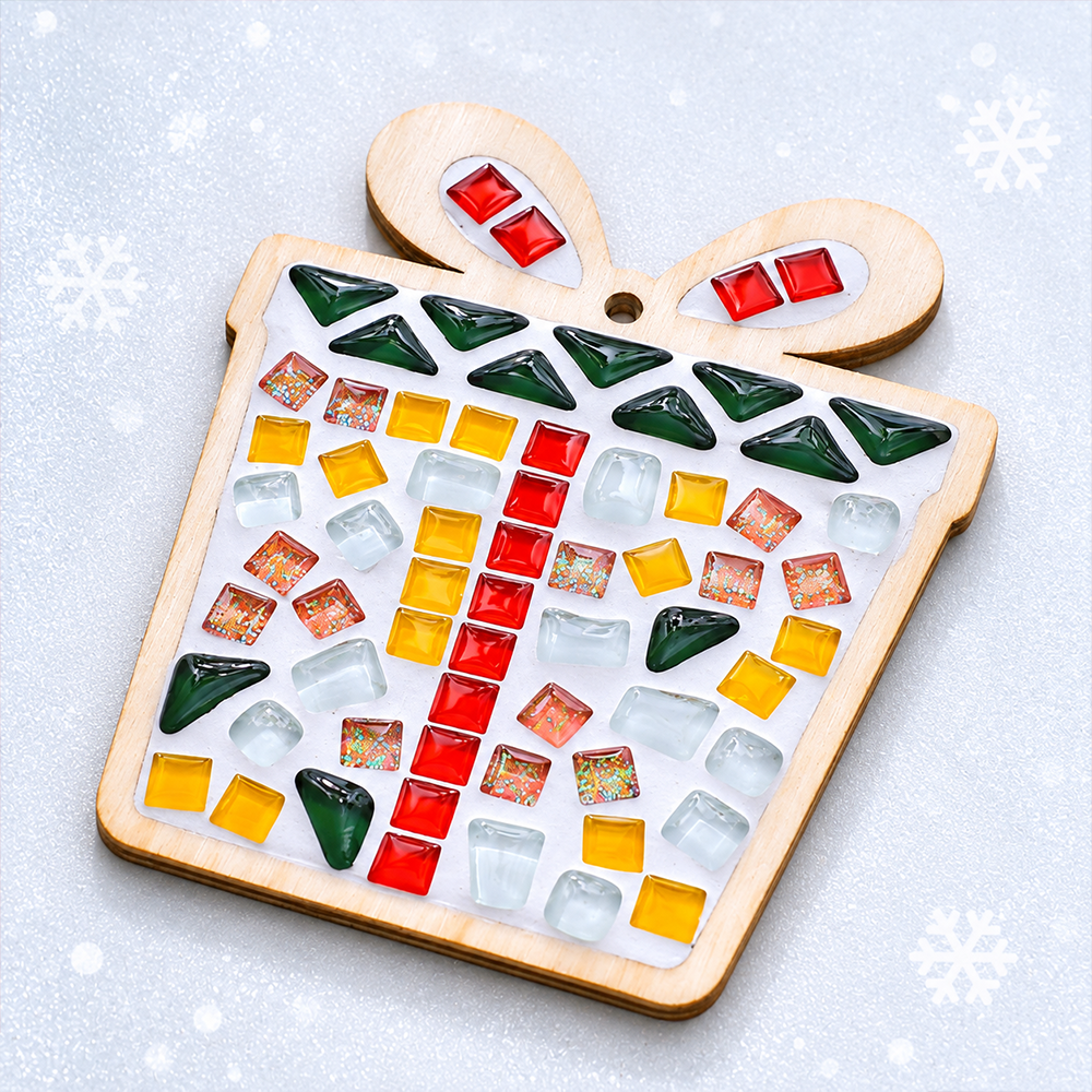 Christmas Diy Mosaic Coaster Kit