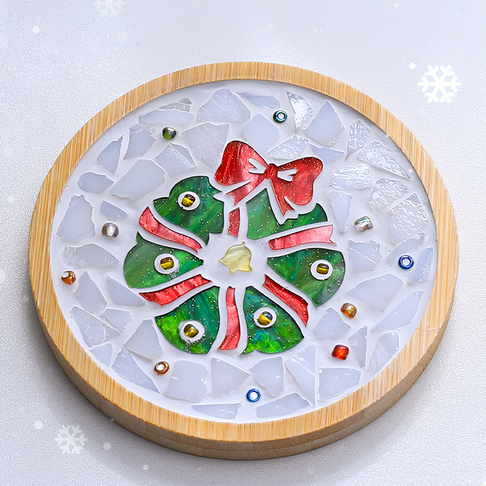 Christmas Diy Mosaic Coaster Kit