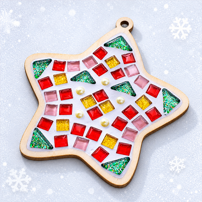 Christmas Diy Mosaic Coaster Kit