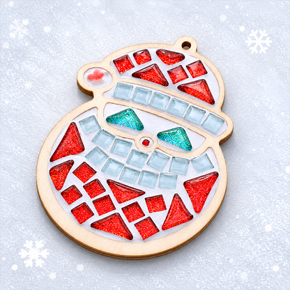 Christmas Diy Mosaic Coaster Kit