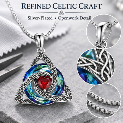 🛡️ Celtic Birthstone Shield: Wear Your Protection & Story ✨