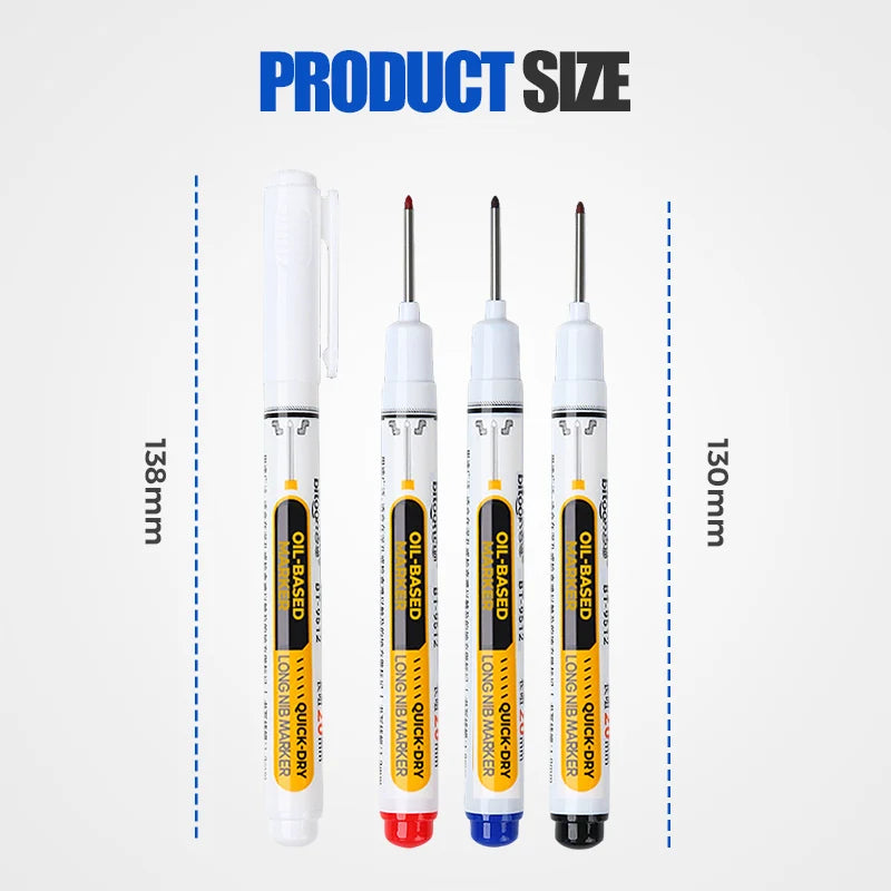 🛠️ Precision Tip Quick-Dry Oil-Based Marker Pen