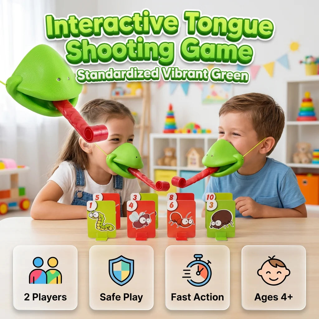 Chameleon Tongue Shooting Game