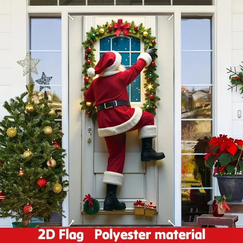 🔥Last Day Promotion 60% OFF💥2026 Christmas Front Door Decoration Cover
