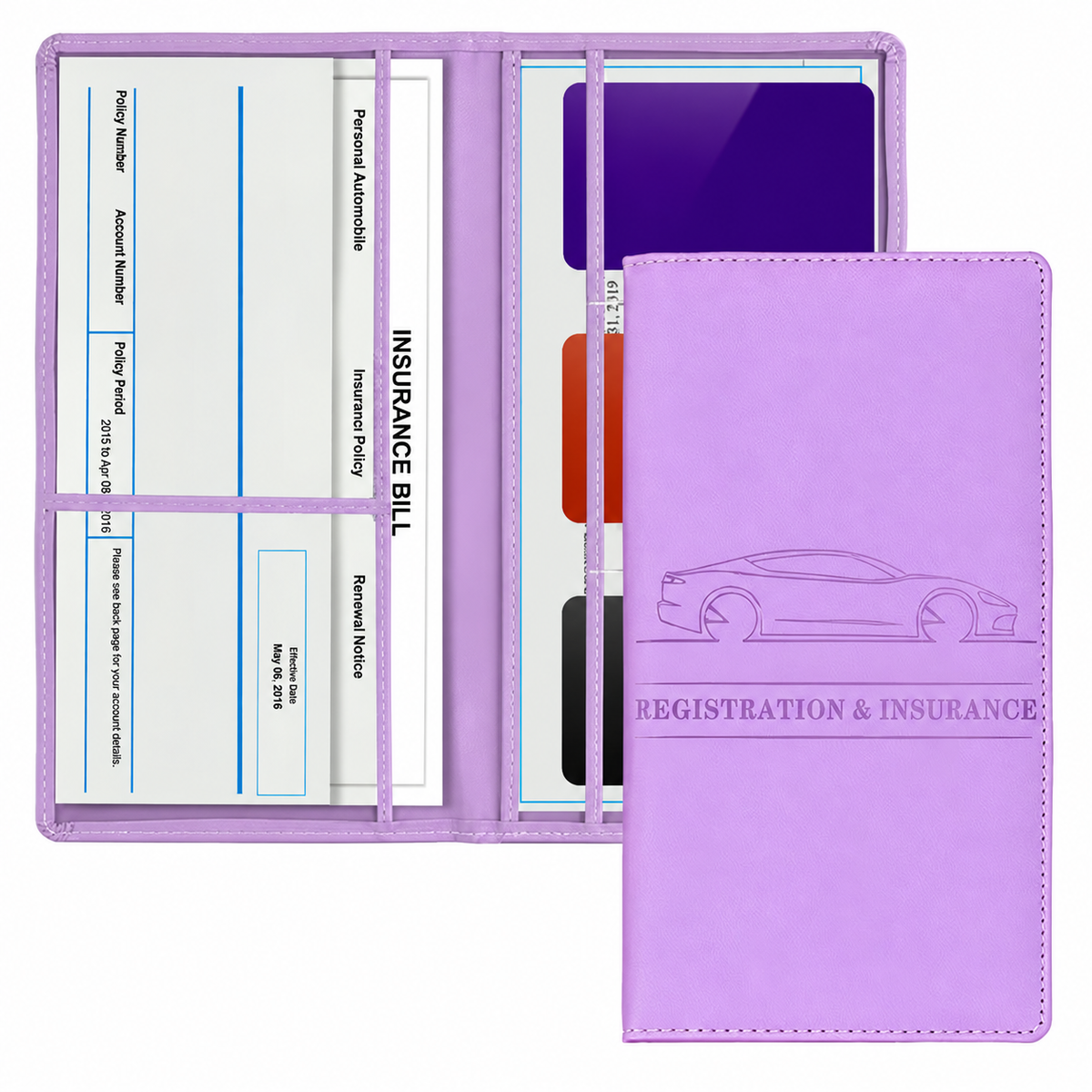 ✨Car Registration & Insurance Card Holder
