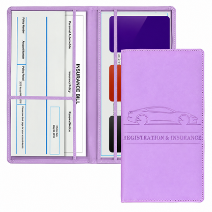 ✨Car Registration & Insurance Card Holder