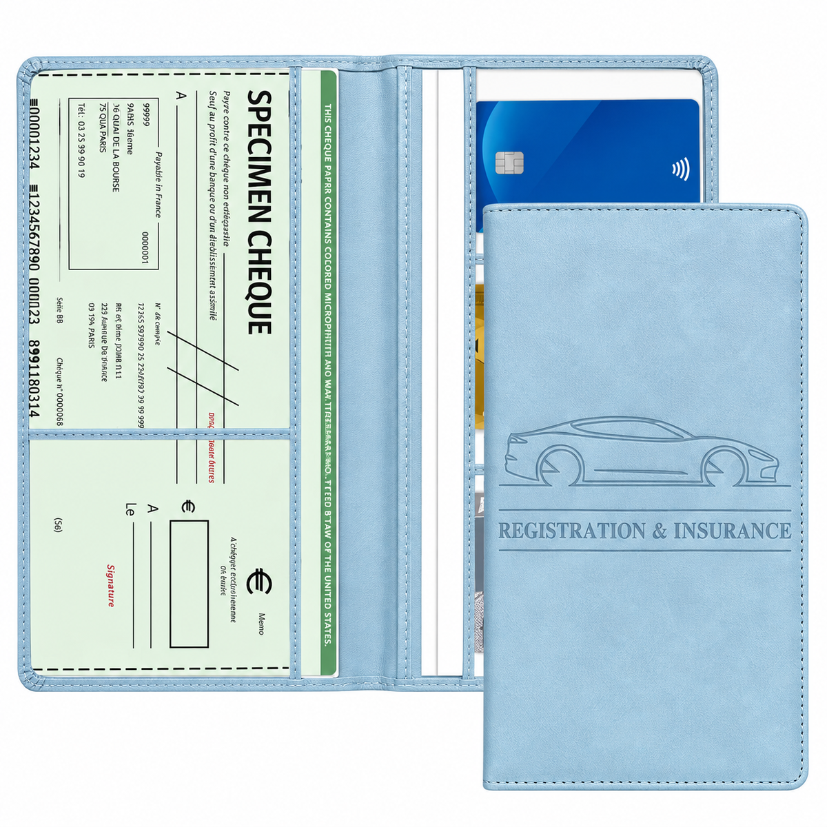✨Car Registration & Insurance Card Holder