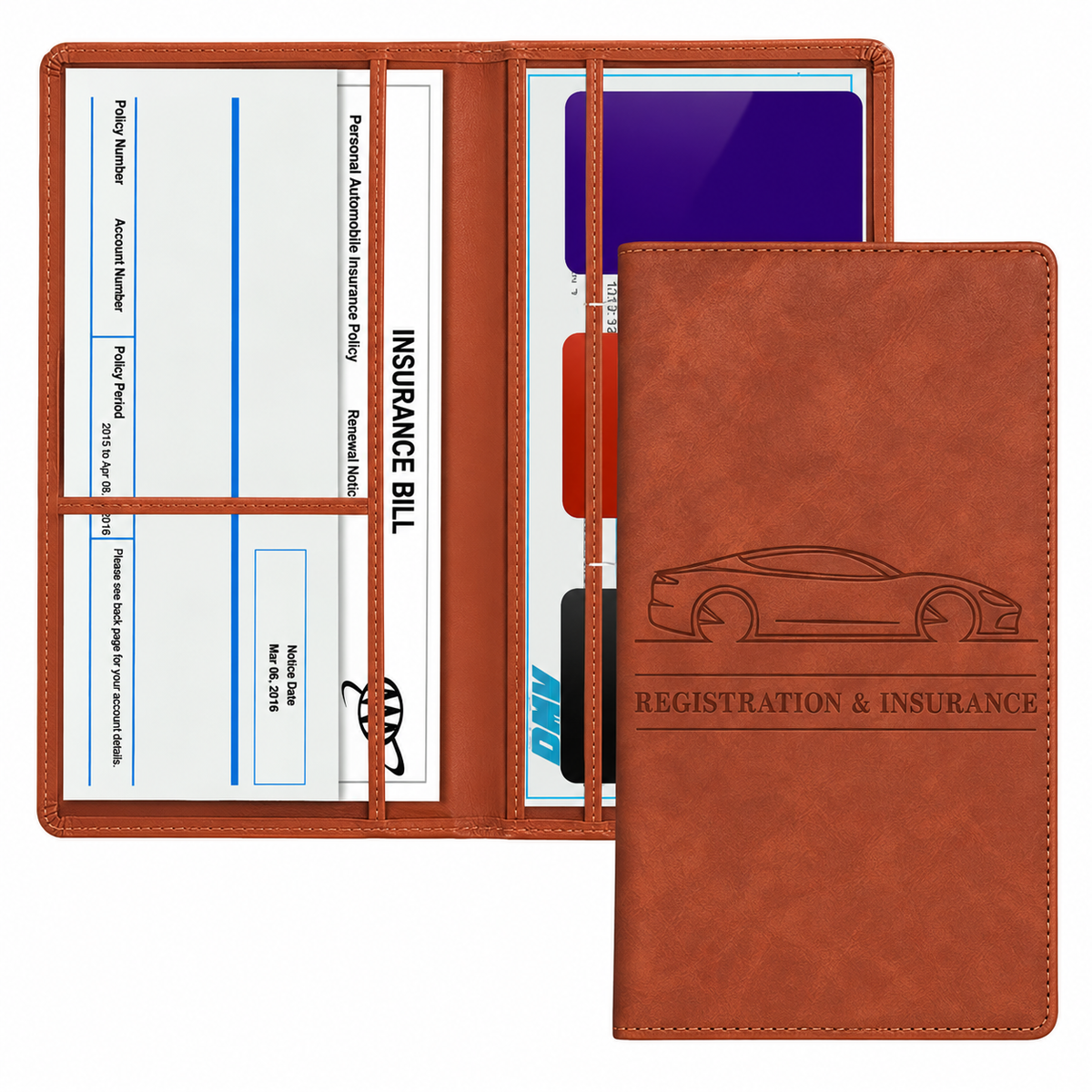 ✨Car Registration & Insurance Card Holder