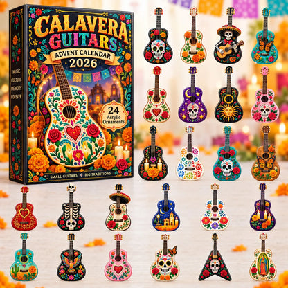 🔥DAY OF THE DEAD KICKOFF 49% OFF - 💀Calavera Guitars Advent Calendar 2026🎸