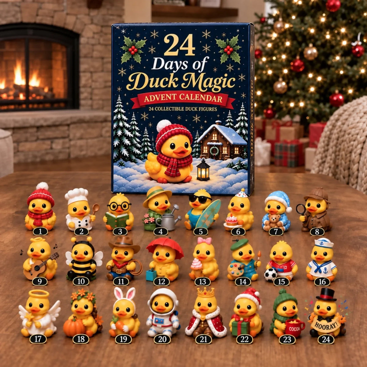 🦆🎄 3D Duck Magic Advent Calendar — 24 Days of Christmas Surprises!