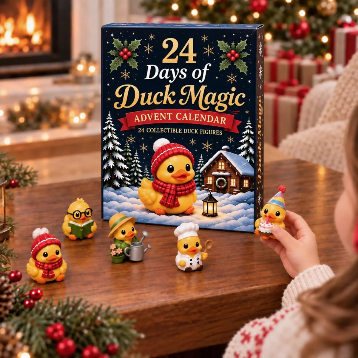 🦆🎄 3D Duck Magic Advent Calendar — 24 Days of Christmas Surprises!