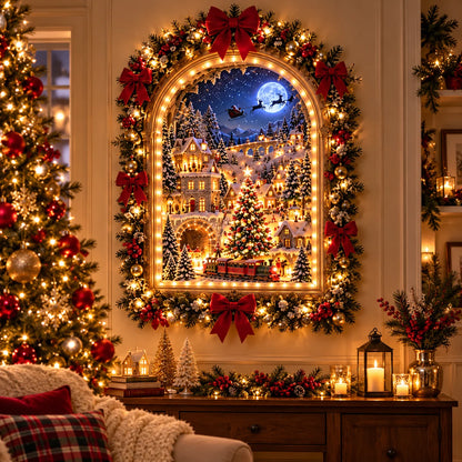 🎄 The Christmas Portal – Magical Animated Christmas Village