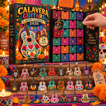 🔥DAY OF THE DEAD KICKOFF 49% OFF - 💀Calavera Guitars Advent Calendar 2026🎸