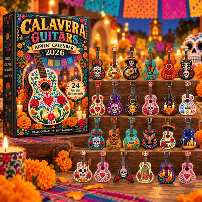 🔥DAY OF THE DEAD KICKOFF 49% OFF - 💀Calavera Guitars Advent Calendar 2026🎸