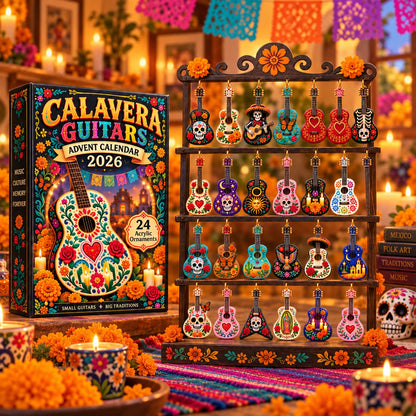 🔥DAY OF THE DEAD KICKOFF 49% OFF - 💀Calavera Guitars Advent Calendar 2026🎸