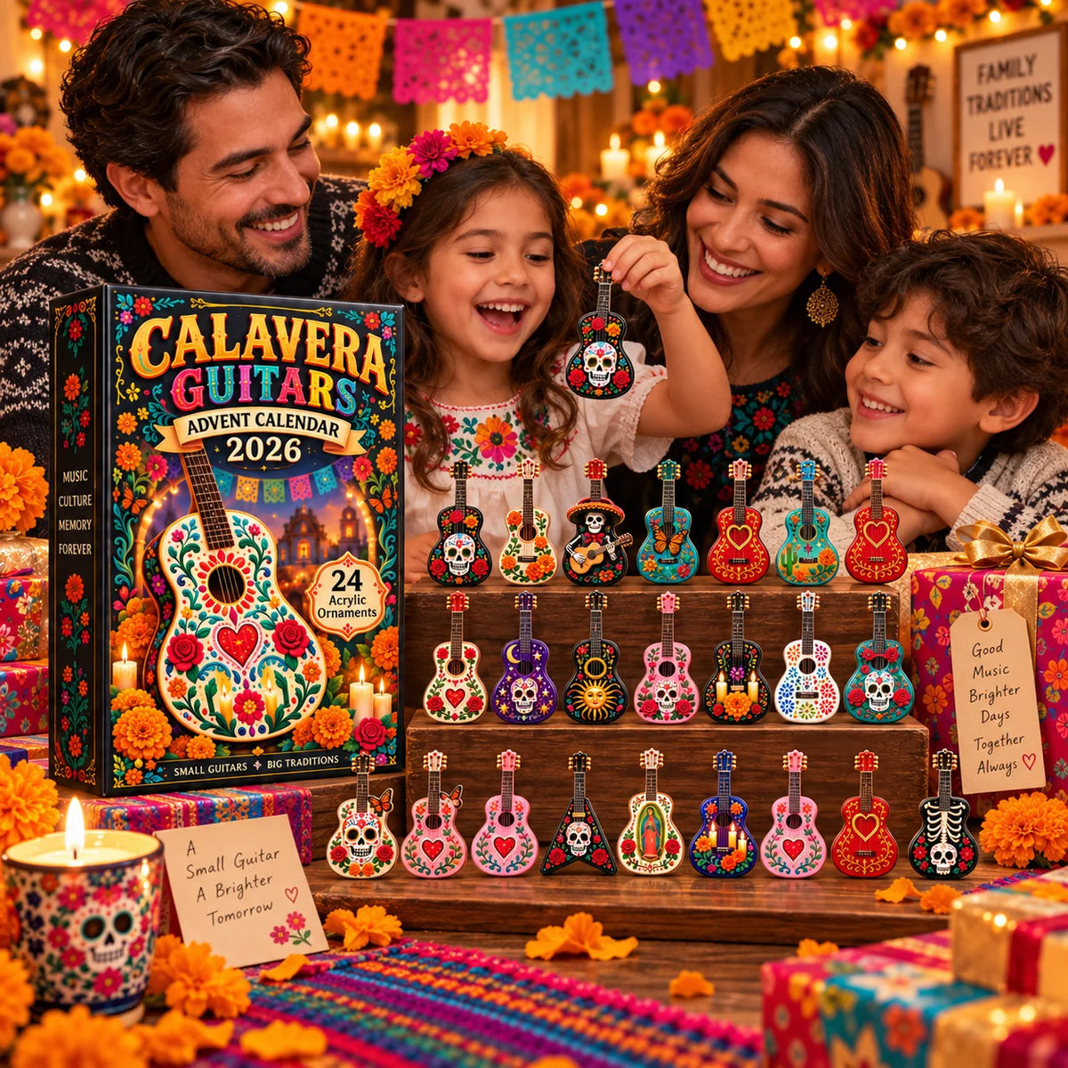 🔥DAY OF THE DEAD KICKOFF 49% OFF - 💀Calavera Guitars Advent Calendar 2026🎸