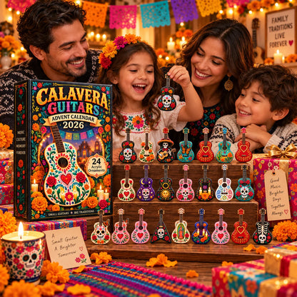 🔥DAY OF THE DEAD KICKOFF 49% OFF - 💀Calavera Guitars Advent Calendar 2026🎸