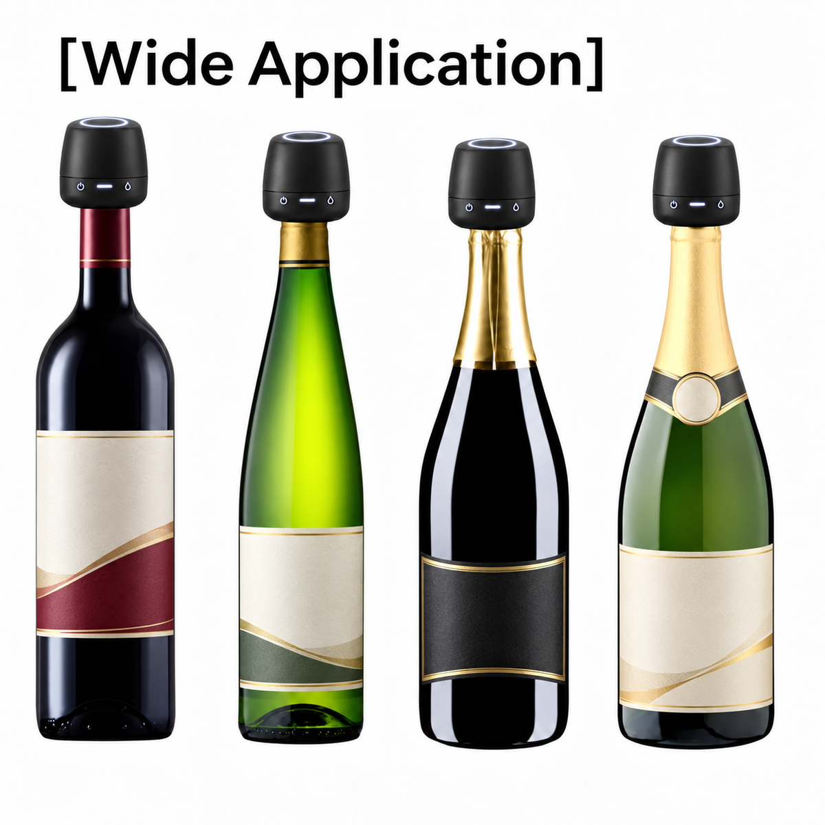 💥 HOT SALE 49% DISCOUNT 🔥 Silicone-sealed Wine, Beer and Champagne Stopper