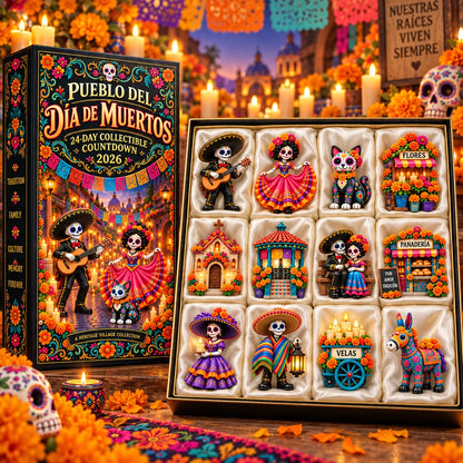 🔥DAY OF THE DEAD KICKOFF 49% OFF - 💀Day of the Dead Village Advent Calendar 2026🎁